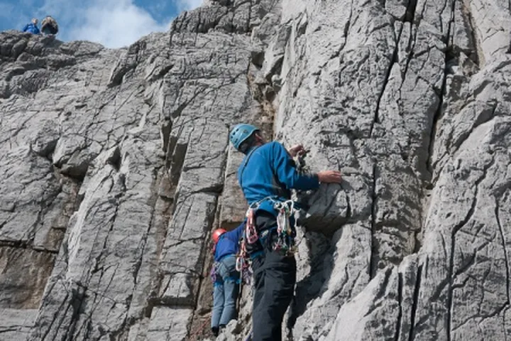 Pembrokeshire August climbing photo