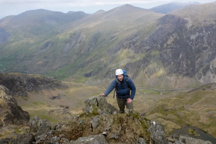 North Wales climbing photo