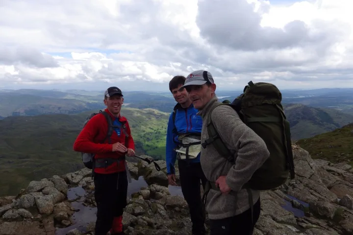 More Lakes Late May BH climbing photo
