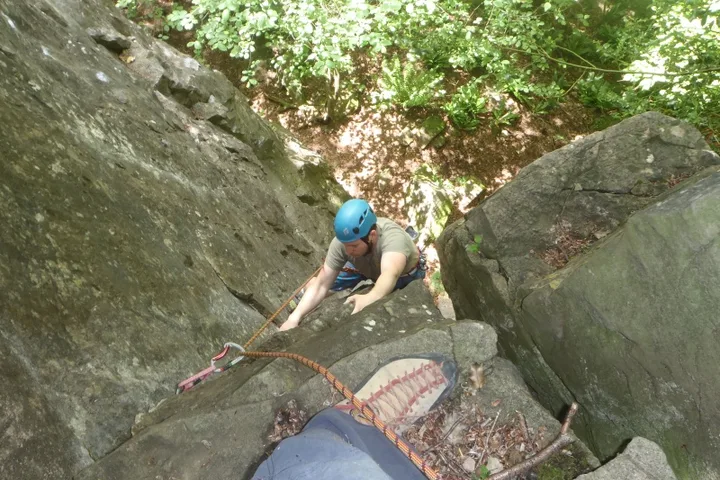Gmc BBQ Weekend Wye Valley climbing photo