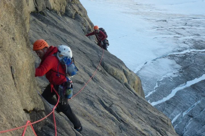 Greenland trip climbing photo