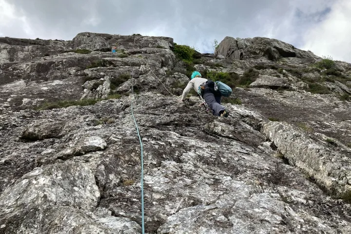 North Wales climbing photo