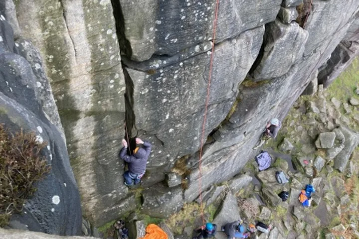 Peak District Apr 23 climbing photo