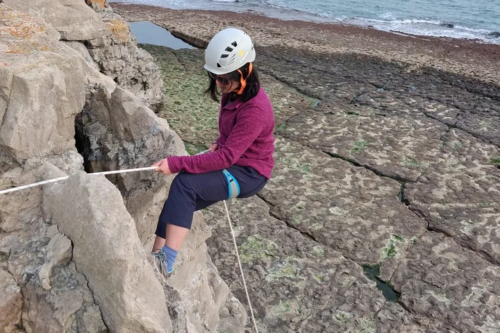 Dorset Skill Sharing Day March climbing photo