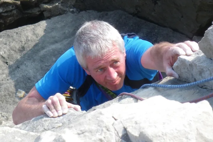 Swanage 4th June climbing photo