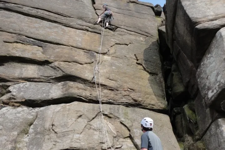 Sunny days in the Peak climbing photo