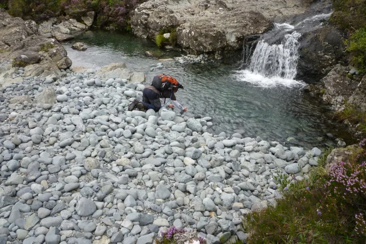 Scotland climbing photo