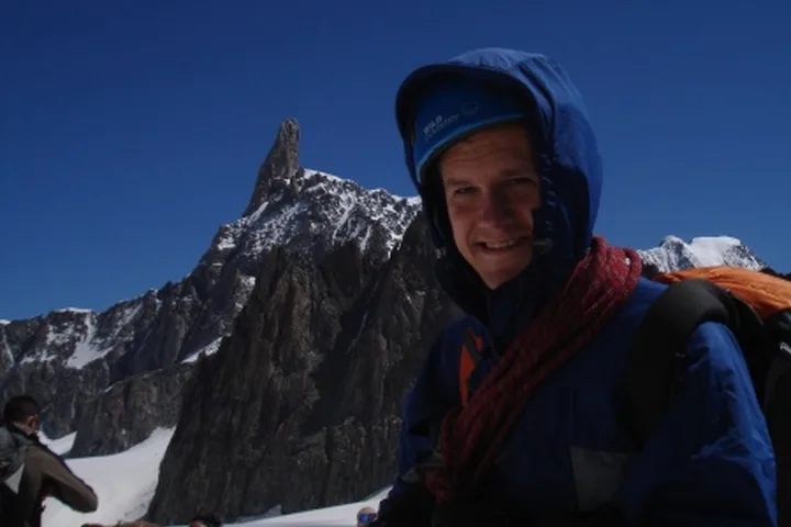 Chamonix climbing photo
