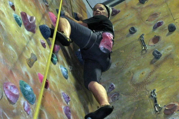 Everest Challenge climbing photo