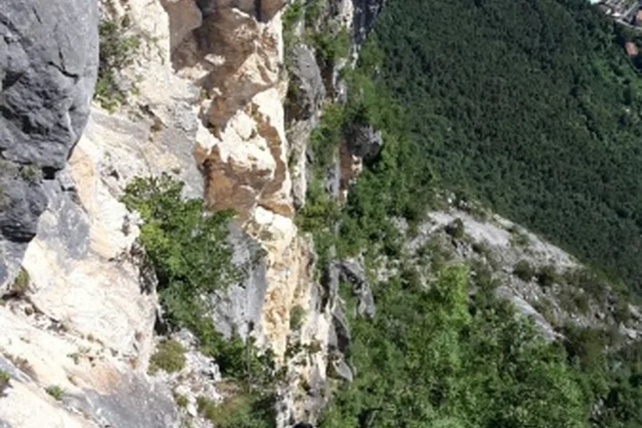 Dolomites via ferrata climbing photo