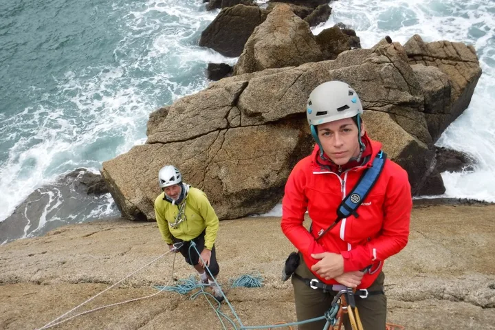Lundy climbing photo